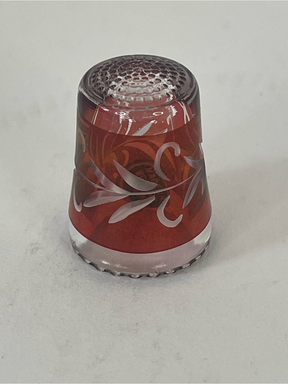 Handarbeit German Glass Thimble